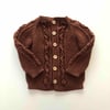Rococo Cardigan, Chocolate