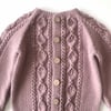 Rococo Cardigan, Dusty rose