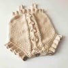 Rococo Romper, Natural