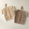 Rococo Vest, Beige
