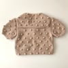 Sailor Popcorn Cardigan, Beige