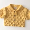 Sailor Popcorn Cardigan, Canary