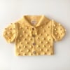 Sailor Popcorn Cardigan, Canary