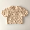 Sailor Popcorn Cardigan, Natural