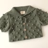 Sailor Popcorn Cardigan, Sage