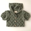Sailor Popcorn Cardigan, Sage