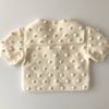 Sailor Popcorn Cardigan, Snow