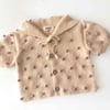 Sailor Rainbow Popcorn Cardigan, Custom Color