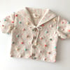 Sailor Rainbow Popcorn Cardigan, Exclusive Confetti - Custom Color
