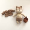 Squirrel + Acorn + Popcorn Cardigan Set