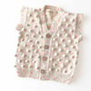 V-Neck Popcorn Vest, Exclusive Confetti - Pineapple