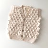 V-Neck Popcorn Vest, Exclusive Confetti - Pumpkin Spice
