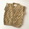 V-Neck Popcorn Vest, Tuscany