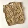V-Neck Popcorn Vest, Tuscany