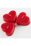 3 Adet Yüzen Kalp Mum 5*2 cm