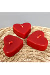 3 Adet Yüzen Kalp Mum 5*2 cm