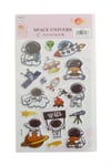 Astronot Kabartmalı Sticker