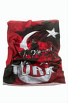 Ay Yıldız Desenli Baff Boyunluk
