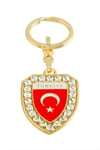 Ay Yıldız Taşlı Anahtarlık