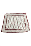 Benek Desenli Zr Saten Fular 50*50 cm