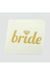 Bride Yazılı Dövme Sticker