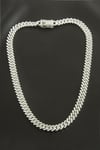 Chain Zirkon Taşlı Lüks Çelik Kolye