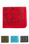 Çini Desenli Keten Bandana 50*50