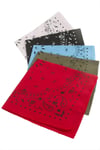 Çini Desenli Keten Bandana 50*50