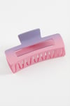 Dikdörtgen Gökkuşağı Renkli Mandal Toka 11 cm