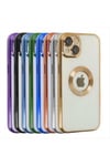 iPhone 14 Plus Lensli Lazer Silikon Kılıf (Kamera Korumalı)