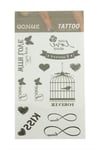 Kafes Tattoo Dövme Sticker