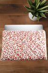 Leopar Desenli Labtop Bilgisayar Çantası 15*16 inç