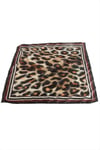Leopar Desenli Saten Fular 50*50 cm