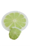 Limon Desenli Kore Yelpaze