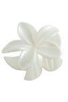Lotus Beyaz Renkli Mandal Toka 8 cm