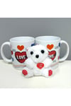Love Ayıcıklı Kupa Bardak Set