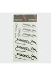 Mustafa Kemal Atatürk Tattoo Dövme Sticker