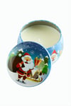 Noel Baba Yılbaşı Kapaklı Mum 8 cm