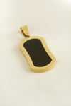 Oval Çelik Kolye Ucu 1,5*3 cm