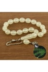 Oval Kesim Fosforlu Tesbih 15*12 mm