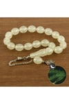 Oval Kesim Fosforlu Tesbih 15*12 mm