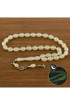 Oval Kesim Fosforlu Tesbih 6*12 mm