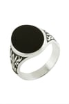 Oval Metal Erkek Yüzük