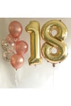 Sarı Renkli 40*100 Rakam Folyo Balon