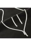 Tamtur Zirkon Taşlı Lüks Kararmaz Set Kolye 3 mm