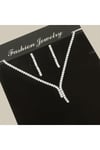 Tamtur Zirkon Taşlı Lüks Kararmaz Set Kolye 3 mm