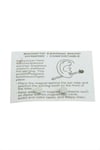 Tek Taş Mıknatıslı Cam Küpe 6 mm