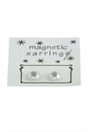 Tek Taş Mıknatıslı Cam Küpe 6 mm