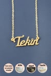 Tekin İsimli Kolye