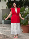     VELVET RED Blazer Yelek